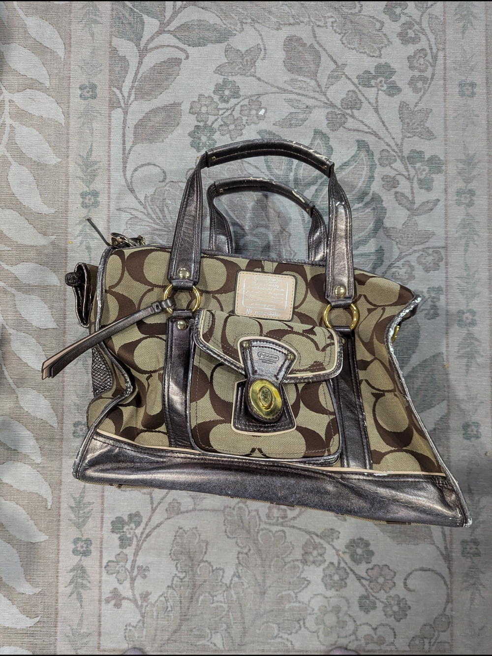 Coach Y2K Logo Pet Carrier Bag